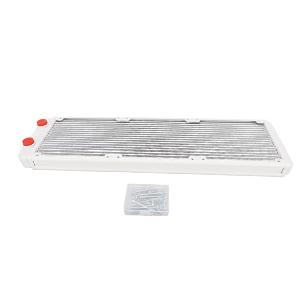 Vandkølingsradiator 18 Rør Aluminiumlegeringsfinner G1/4 Gevind Varmeveksler Radiator til Computer CPU