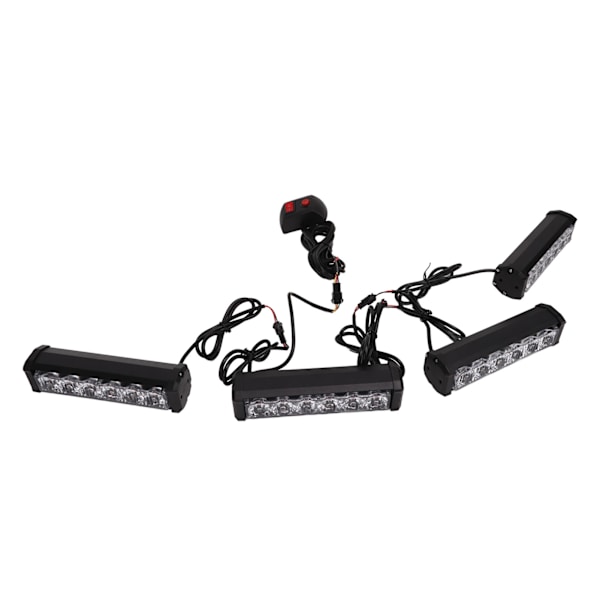 4 i 1 LED nödblixtljus IP67 12V 24V frontgaller Blinkande varningsljus för fordon lastbil släpvagn
