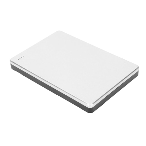 2,5 tum Extern Hårddisk Bärbar USB3.0 5 Gbps Hög Hastighet Ultra Slank Metall Extern Hårddisk för Win för OS Silver 80 GB