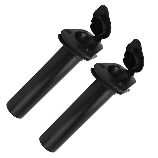 2 STK Innfelt fiskebåt Stangholder feste med lokk 44 mm Universal passform for kajakk kanoholder