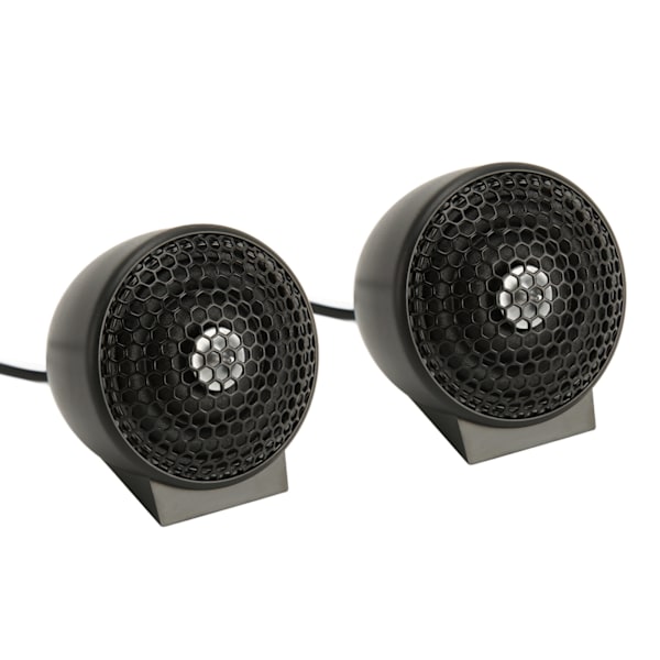 2 kpl 150W Dome-diskantkaiuttimet, korkea herkkyys, 2-tie järjestelmä, musta, mini-äänentoistoautokaiutin autoäänijärjestelmille