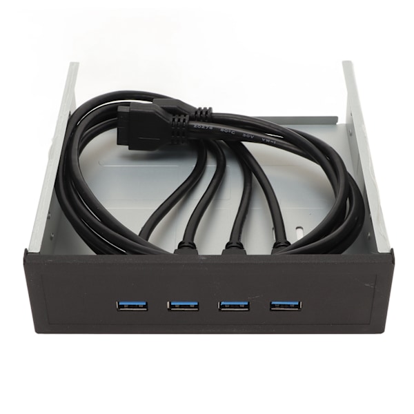 5,25 tommers USB 3.0 Frontpanel Hub 4 porter 5 Gbps høy hastighet 19-pinners USB Frontpanel Hub for PC-datamaskin