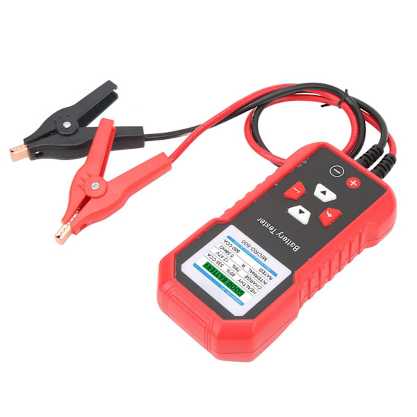 för MICRO‑500 batteritestare 8 språk LCD färgglad skärm Clear Vision QR-kod för bilmotorcykel