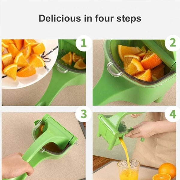 Citronpresser, manuel citronpresser, kraftig manuel frugtpresser, bærbar manuel frugtpresser, multifunktionel frugtpresser