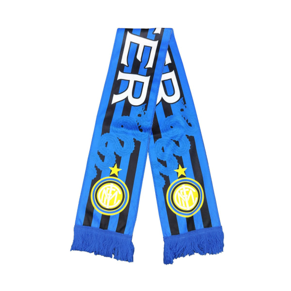Fotbollsklubb halsduk fan halsduk fotboll halsduk sammet val dekoration Inter Milan