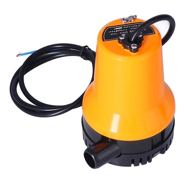24V veneen upotettava pilssipumppu sähköinen vesipumppu 5400rpm maatalousmaan sadetuskasteluun