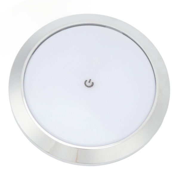7-tommers RV Touch-leselys Takkuppellys Energibesparende LED-interiørlampe Panel Ganglys for RV Yachter DC 24V