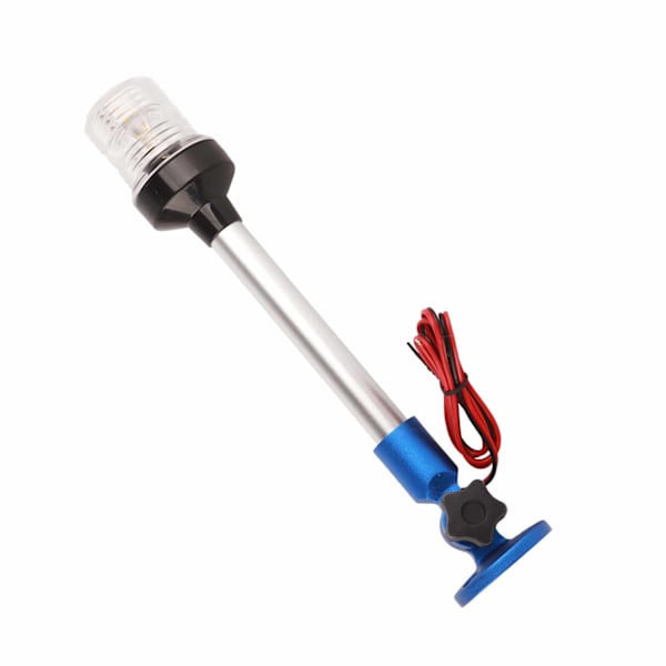 LED-navigasjonsankerlys 2nm IP66 vanntett nedfellbar rundtstrålende 360° båtakterlanterne for yachter MarinesBlue