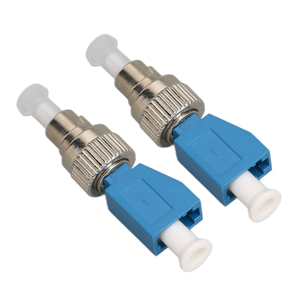 2 stk Feilfinner Fiberadapter FC Hann til LC Hunn SM 9/125 Hybrid Gjenbrukbar Lavt Tap Fiberoptisk Adapter for VFL CATV
