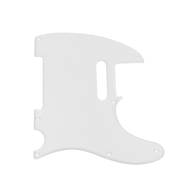 8 Huller Transparent Akryl Pickguard med Skruer for Telecaster TL Stil Elektrisk Gitar