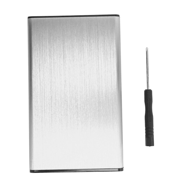 USB3.0 Harddisk-kabinet Portable 2,5 tommer SATA Aluminium Legering Computer Harddisk-kasse Sølv
