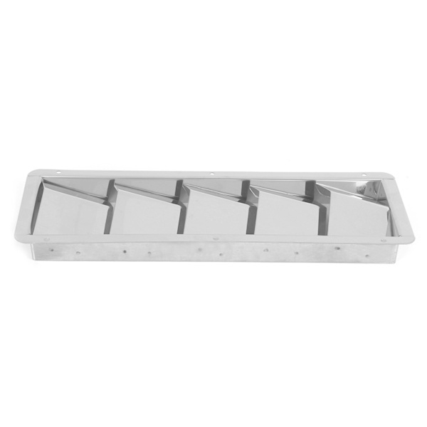 5-spors Bådgitterventil rektangel i rustfrit stål Holdbar ventilationsgitter hardware