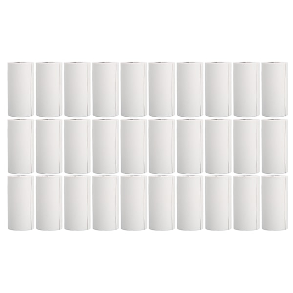 30 stk. Termisk Printpapir 57x30mm Ensartet Belægning Klar Udskrivning Kvitteringsprintet Etiket til POS Terminal Systemer