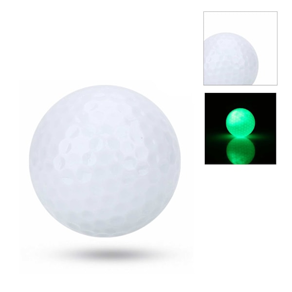 LED Golfball for Nattsporttrening (Grønn)