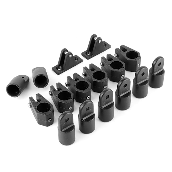 16 kpl Veneen kansihelojen sarja Leuka Liuku Silmukka Päätykappale Nylon Sovitin 22mm 7/8 tuuman putkelle tai putkelle