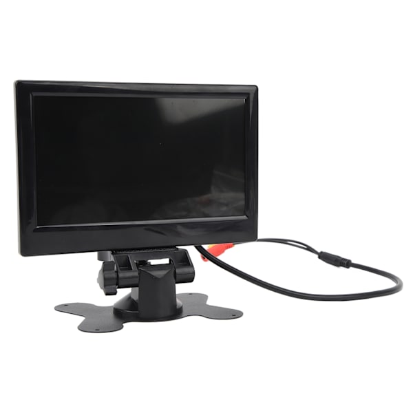 7-tums backningsmonitor för bil 12 till 24V 170 graders vidvinkel färg LCD HD tvåvägs videoingång för lastbilar med släpbilar runt hålskamera