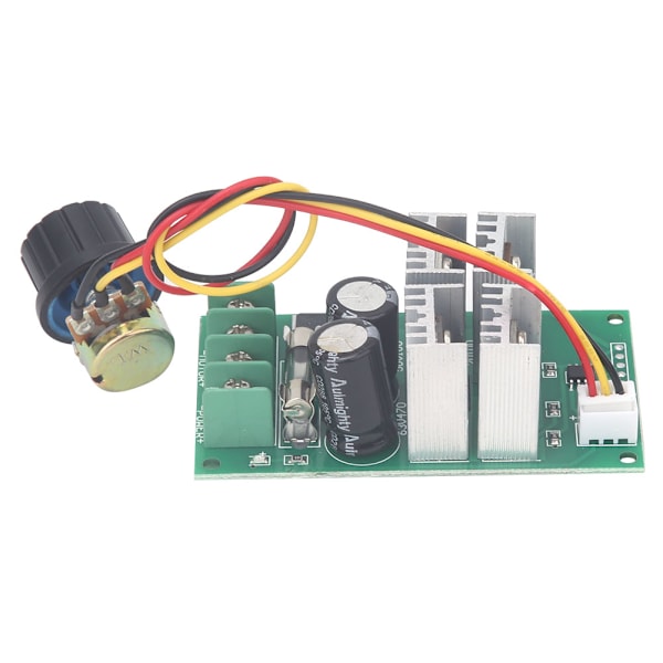 Høj kvalitet DC-motor hastighedsregulator med PWM-support og analog potentiometer - DC6-60V 20A