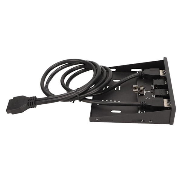 USB-frontpanel USB 3.0 med 4 portar Stabil överföring Stöder snabbkoppling 3,5 tum frontpanel för datorchassi