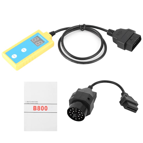 B800 Diagnostisk skanner LCD-skärm SRS-återställningsverktyg ODB2 Passar för E36 Auto Car Tool