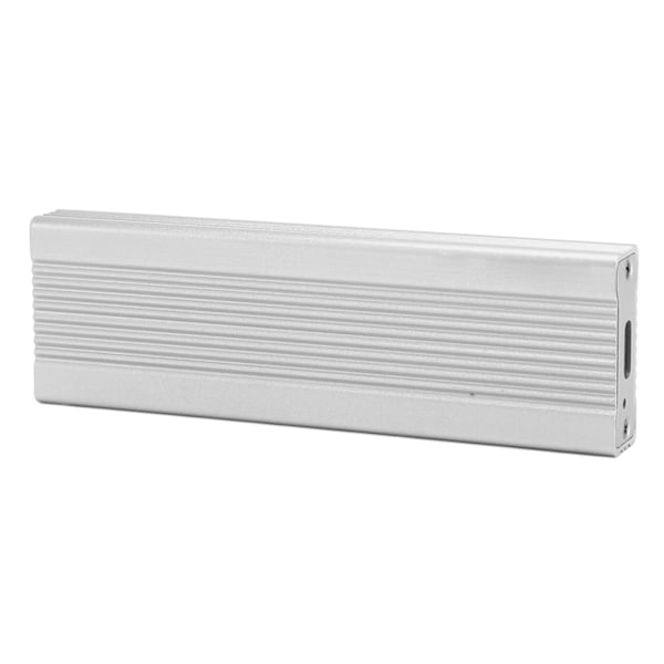 SATA M.2 Kabinet USB3.1 10 Gbps Ultratynd Aluminium Legering Plug and Play NVMe SSD Kabinet til Bærbar Transmission Sølv