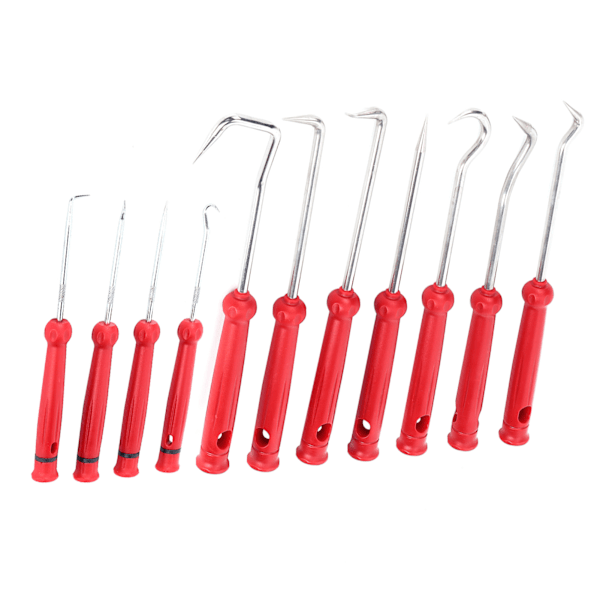 11 st Oljetätningar Krokar O-ring Packning Avdragare Remover Pick Set Auto Bil Handverktyg