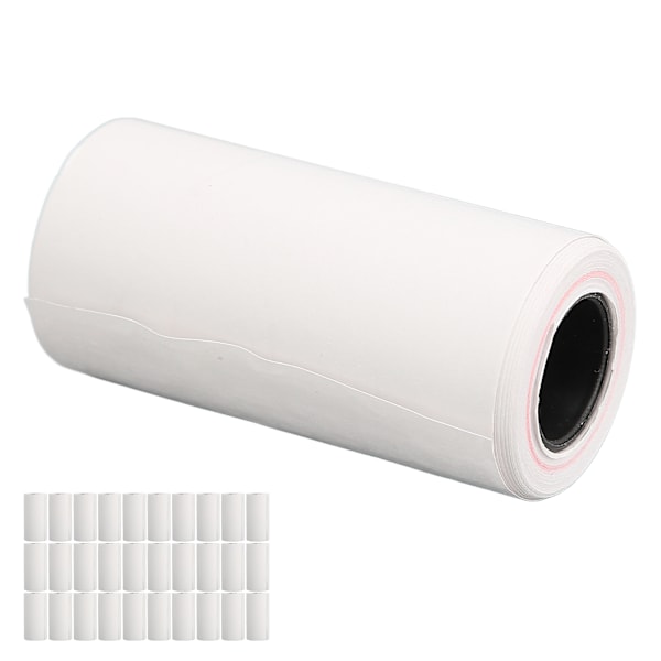 30 stk Termisk Utskriftspapir 57x30mm Uniform Belegg Klar Utskriftskvittering Utskriftsmerke for POS-terminaler