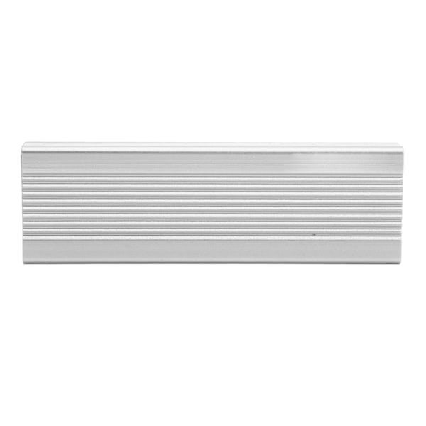 SATA M.2 Kabinet USB3.1 10 Gbps Ultratynd Aluminium Legering Plug and Play NVMe SSD Kabinet til Bærbar Transmission Sølv