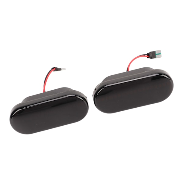 1 par LED Side Marker Lys Svart Vanntett Høy Lysstyrke Side Marker Lys Blinklysutskifting for Bil