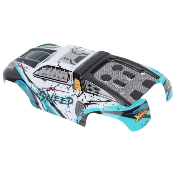 RC Bilkarosseri PVC Reservedeler Høy Slagfasthet Karosseriramme for SCY 16101PRO 1/16 RC Biler Cyan