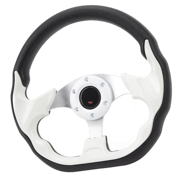 12,5 tums golfvagnsratt Universal 6-håls rattbyte för E‑Z‑GO TXT & RXV White