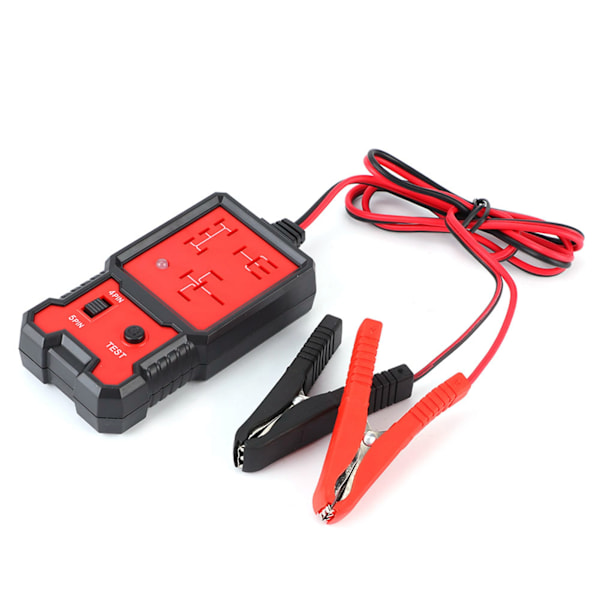 Bärbar 12V bilrelätestare 4-stift 5-stift LED-display diagnostikverktyg för bilreparation