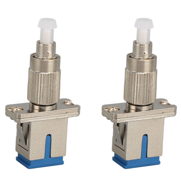 2 stk FC Hann til SC Hunn Adapter FC UPC Hann til SC UPC Hunn Enkeltmodus Hybrid Optisk Fiberkontakt Adapter