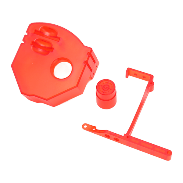Fjärrlagringskort Monteringskit Värmeavledning 3D-Print Lagringskort Förlängningsadapter för Dreamcast GDEMU Transparent Röd