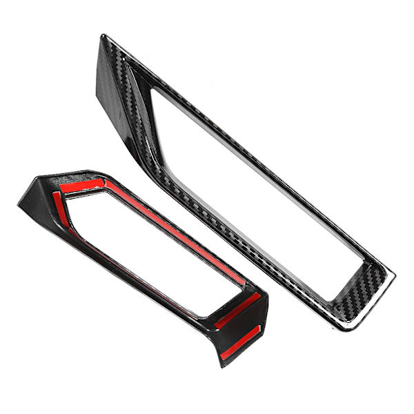 2 st/set Kolfiberstil främre sidoluftventil Trim passar för Nissan Sylphy Sentra 2020