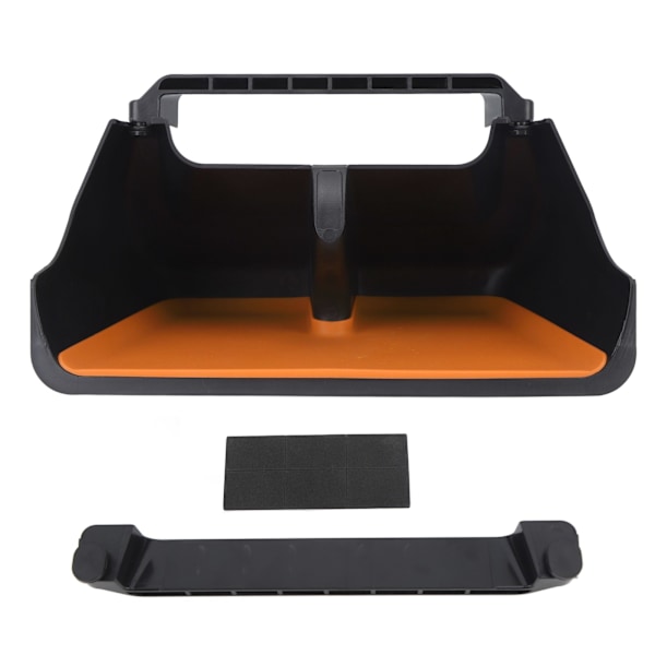 Förvaringslåda under skärmen Center Console Organizer bricka Byte för Tesla Model Y Model 3 Orange