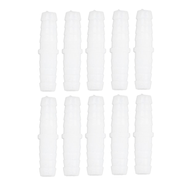 Plastikslange med huller - 10 stk lige huller adapter (9-9 mm)