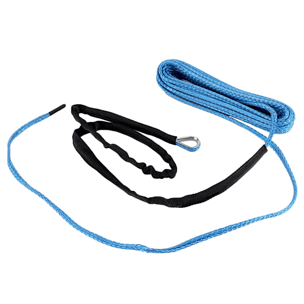 Vinschrep 15 m kabel 7700lbs Nylon Trailer Recovery Dragrem för SUV ATV UTV TrunkBlue