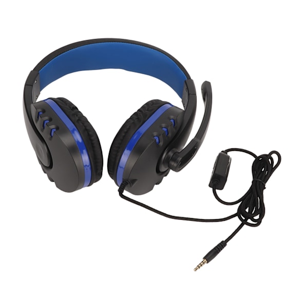 3,5 mm Gaming Headset med Mikrofon, Trådkontroll, Justerbar Volym, Enknapps-Mute, Datorspelheadset