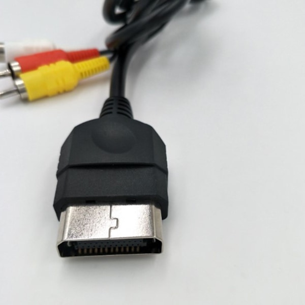 Spillkonsoll AV-kabel forhindrer interferens Plug and Play RCA lyd- og videokabel for Xbox 5,9 fot