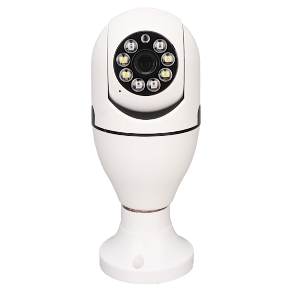 Glödlampsövervakningskamera 2.4G 5G WiFi 1080P Mörkerseende Tvåvägs Audio Funktion Rörelsedetektering Hemövervakningskamera 110‑240V