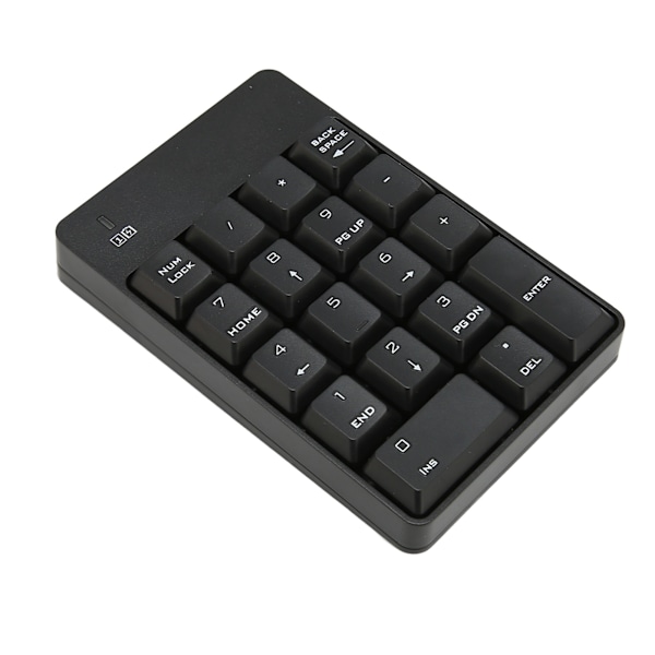 Numerisk tastatur SK 51AG 2.4G Trådløs 18 Taster Myk Trykk USB Num Pad for Hjemmekontor Svart