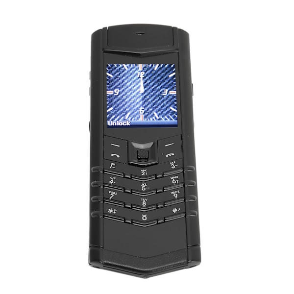 Rett Mobiltelefon 1,5 tommer 2G-nettverk Dobbel Standby 1600mAh for Eldre og Studenter