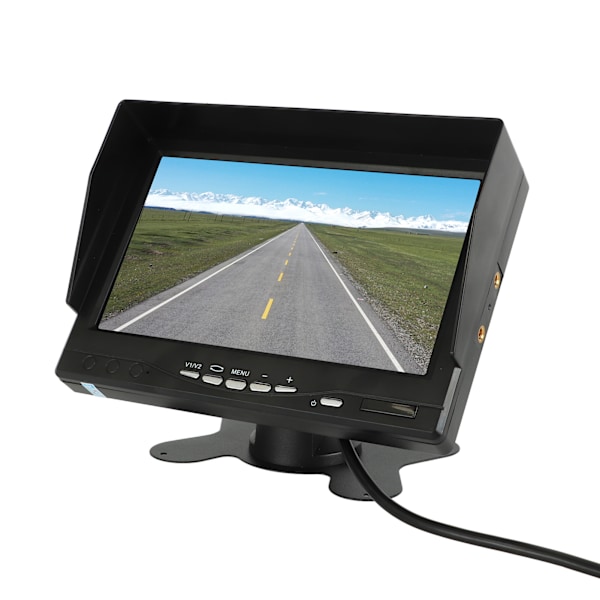 7-tums Backup Camera Monitor High Definition Backback Monitor med RCA-gränssnitt för billastbil RV
