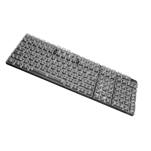 Keycap Set 132 Tangenter Högtransparent PC CBSA Höjd Matt Ergonomisk DIY Ersättningsknappar för Mekaniskt Tangentbord Vit
