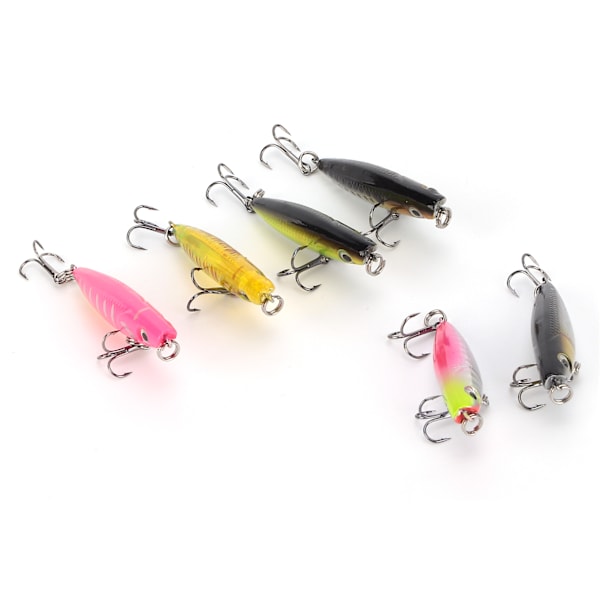 Mini flytande penna fiskedrag 1,8g/0,1oz hårt bete wobbler havsfiskedrag