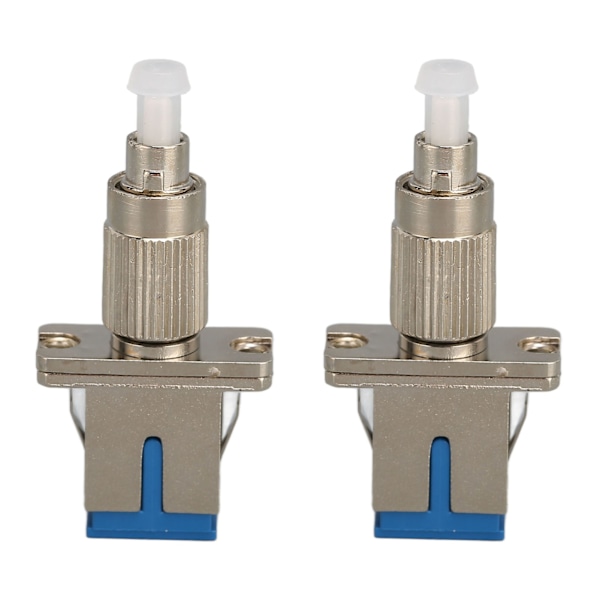 2 stk FC Hann til SC Hunn Adapter FC UPC Hann til SC UPC Hunn Enkeltmodus Hybrid Optisk Fiberkontakt Adapter