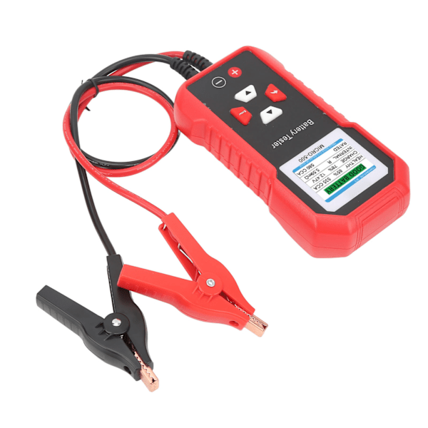 för MICRO‑500 batteritestare 8 språk LCD färgglad skärm Clear Vision QR-kod för bilmotorcykel