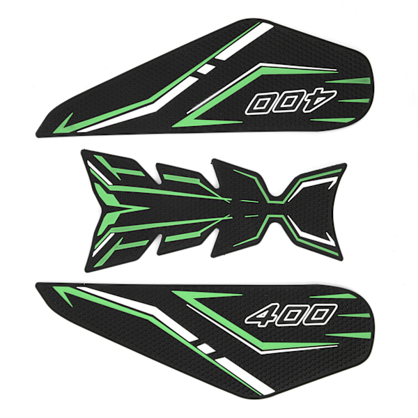 3 kpl polttoainesäiliön tarrasuoja liukuestetyyny sopii Kawasaki Z400 NINJA 400 Green -malliin