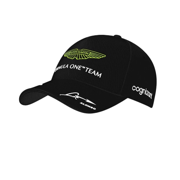Aston Martin F1 Team - Team Drivers Baseball Cap Lime Grønn - Unisex - Justerbar, One Size Fits All-N