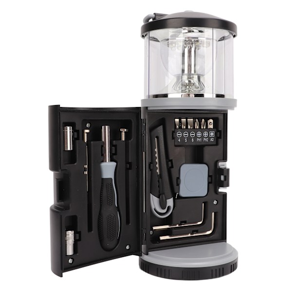 Lantern Hardware Tool Set Multifunction Auto Repair Outdoor Camping Hardware Kit